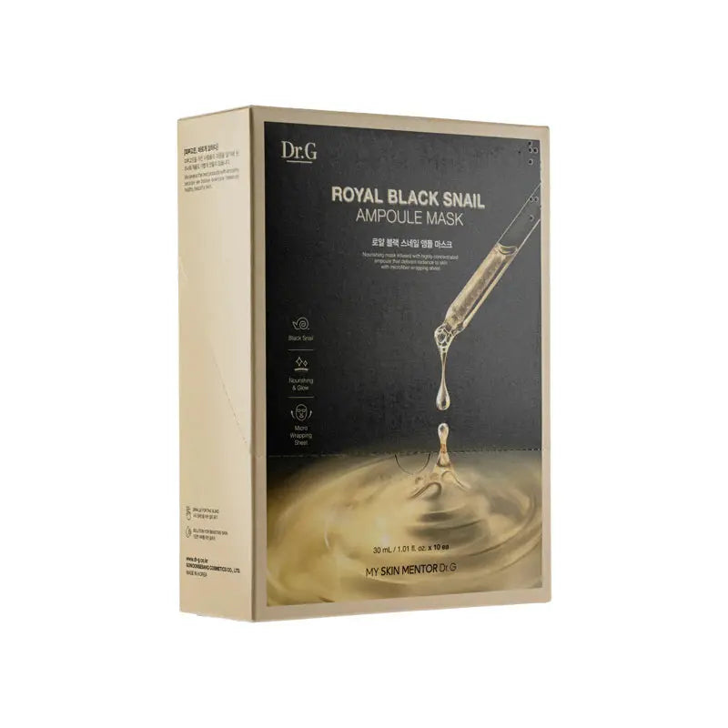 DR.G Royal Black Snail Ampoule Sheet Mask (30ml) Dr.G