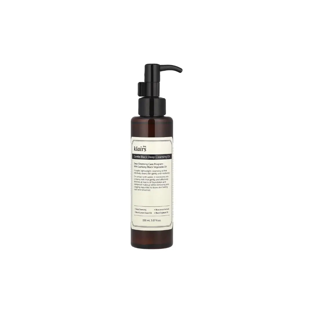 Dear Klairs Gentle Black Deep Cleansing Oil Dear Klairs