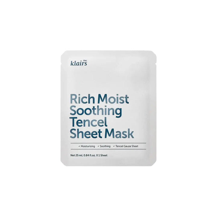 Dear Klairs Rich Moist Soothing Tencel Sheet Mask Dear Klairs