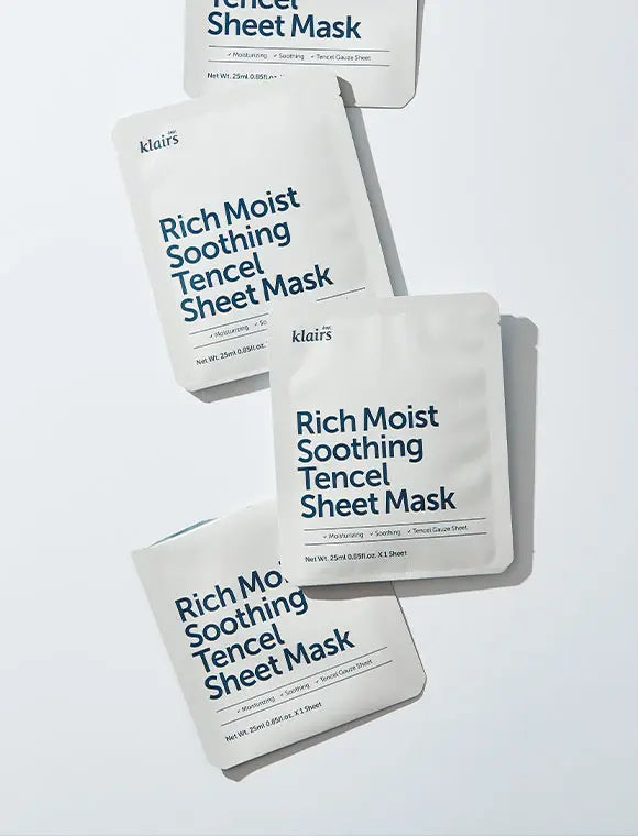 Dear Klairs Rich Moist Soothing Tencel Sheet Mask Dear Klairs