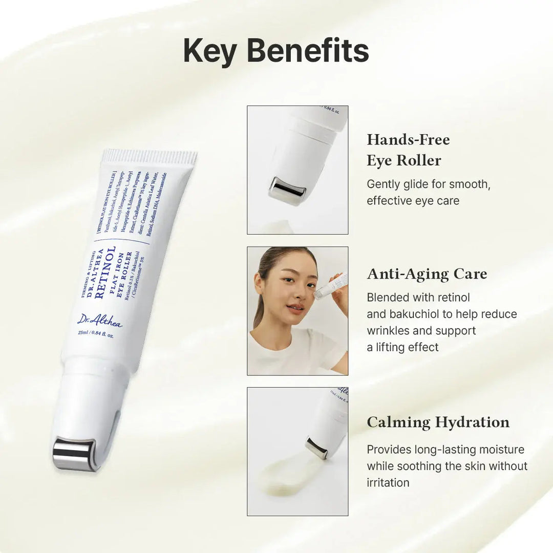 Dr.Althea Retinol Flat Iron Eye Roller Dr. Althea