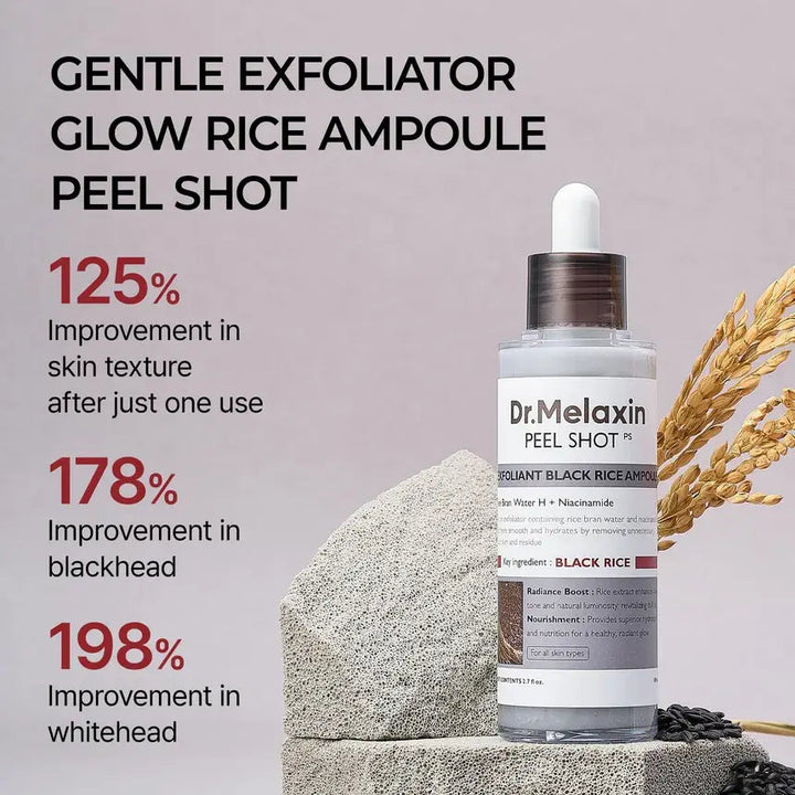 Dr.Melaxin Peel Shot Exfoliating Black Rice Ampoule Dr.Melaxin