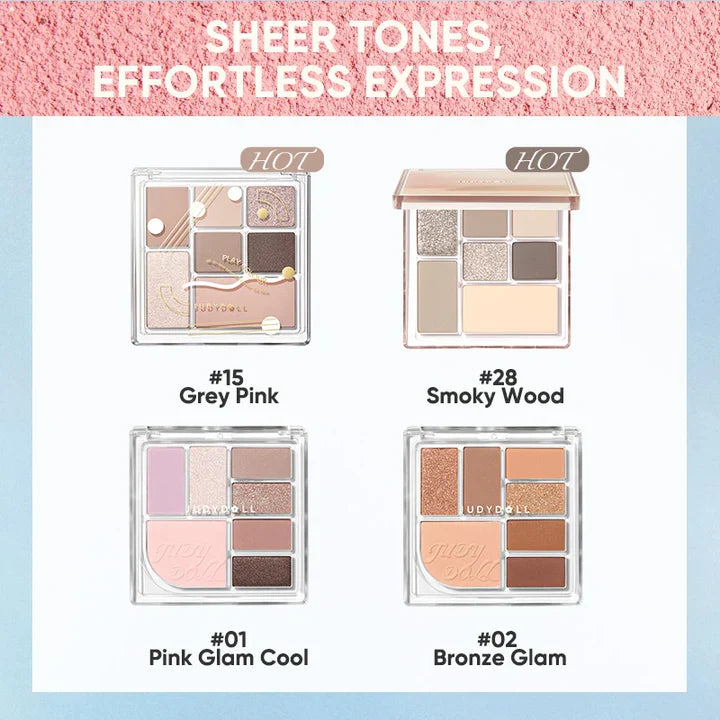 Judydoll Play Colour ALL-IN-ONE Palette JUDYDOLL