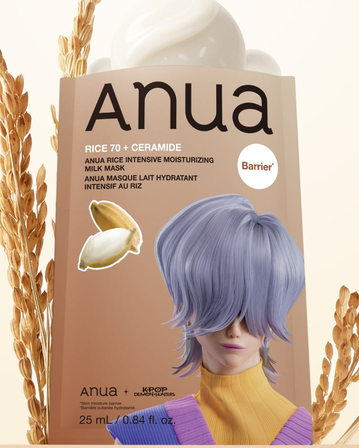 Anua Kpop Demon Hunters Rice Intensive Moisturizing Milk Mask