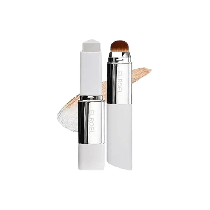 ELROEL Blanc Cover Cream Stick Foundation with Brush (13g) ELROEL