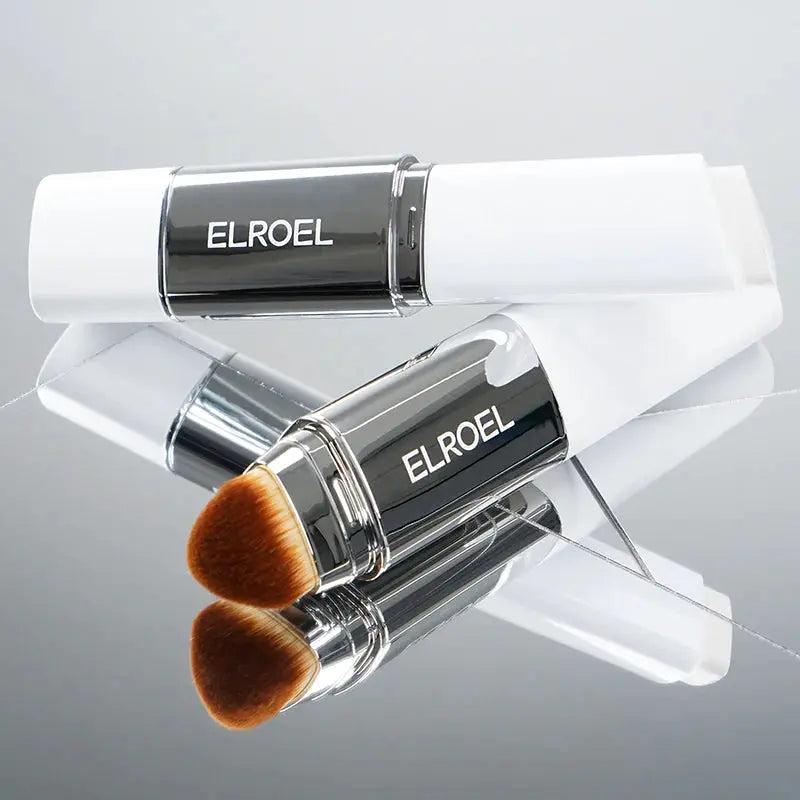 ELROEL Blanc Cover Cream Stick Foundation with Brush (13g) ELROEL