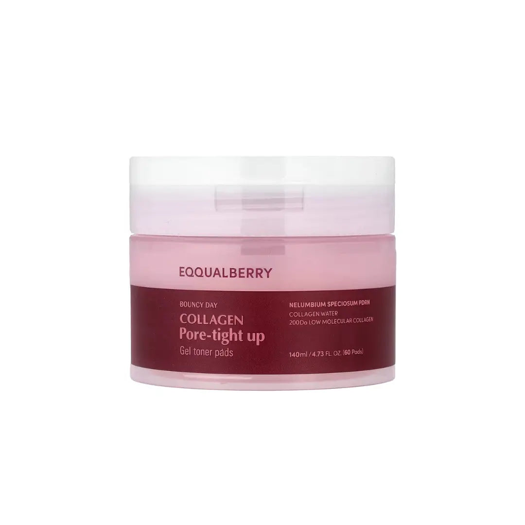 EQQUALBERRY Collagen Pore Tight Up Gel Toner Pads - Seouléa