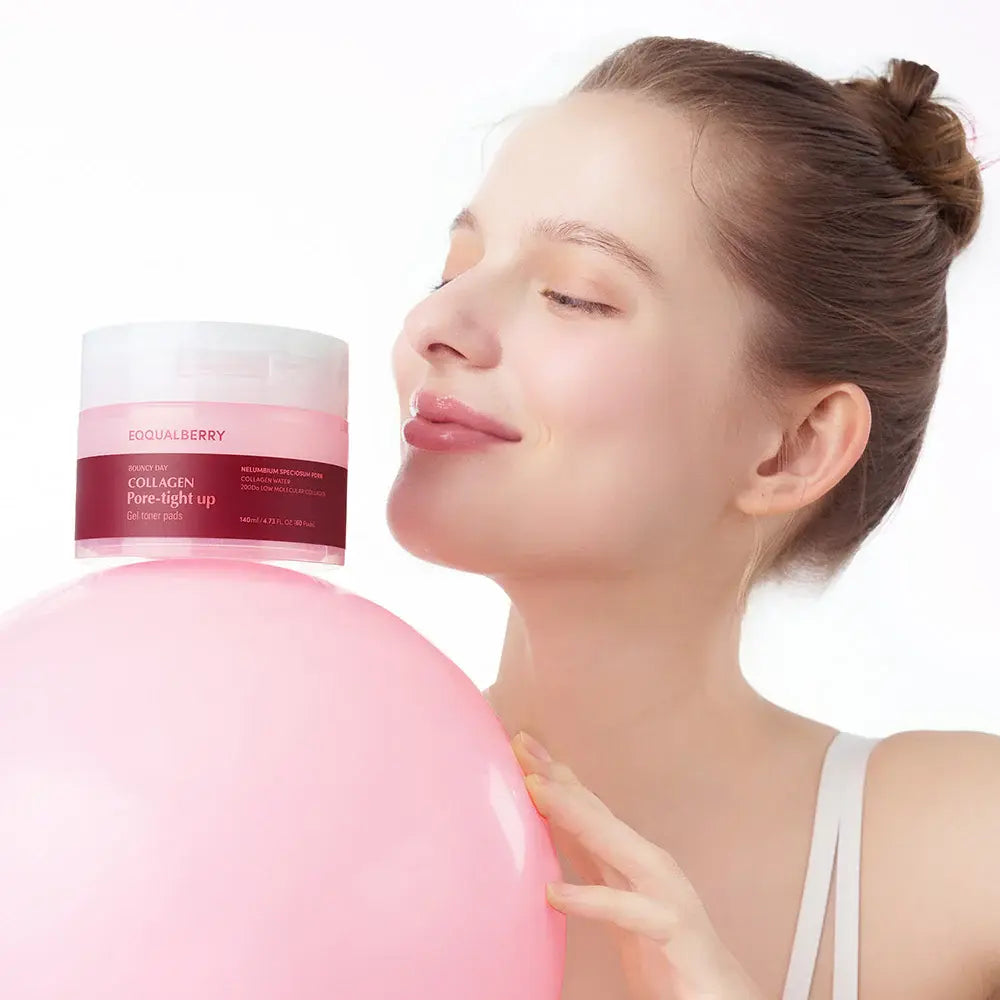 EQQUALBERRY Collagen Pore Tight Up Gel Toner Pads - Seouléa