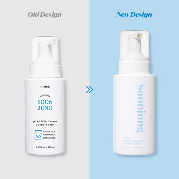 ETUDE SoonJung pH 6.5 Whip Cleanser 250ml - Seouléa