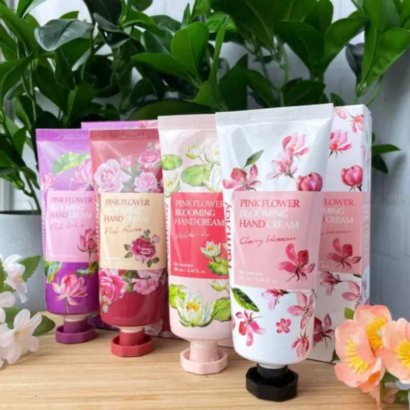 Farmstay Pink Flower Blooming Hand Cream set Farmstay