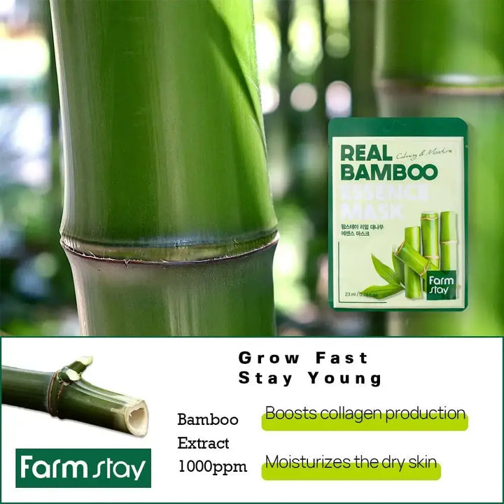 Farmstay Real Bamboo Essence Mask Farmstay