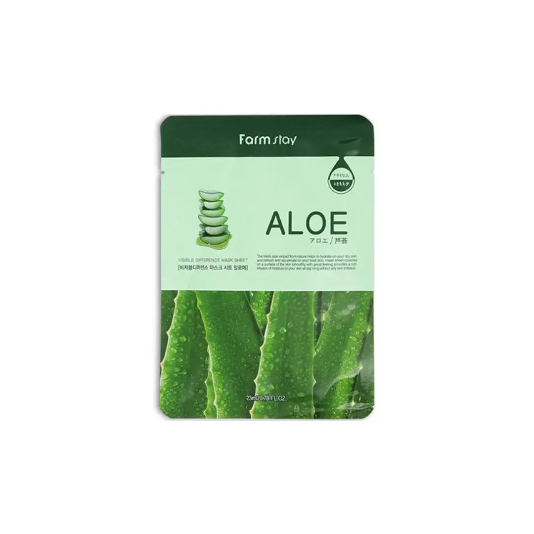 Farmstay Visible Difference Mask Sheet Aloe Farmstay