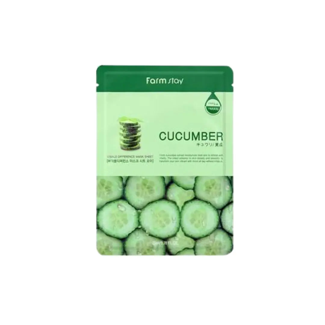 Farmstay Visible Difference Mask Sheet Cucumber Farmstay