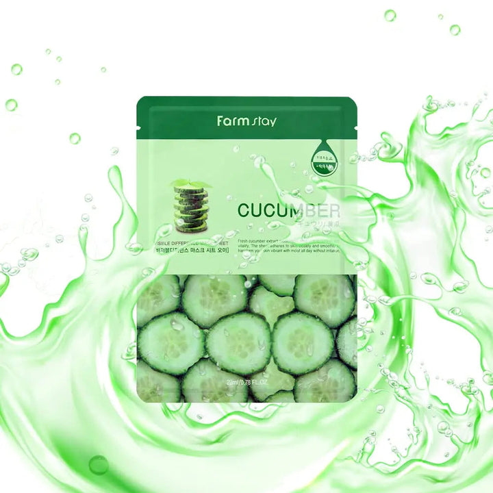Farmstay Visible Difference Mask Sheet Cucumber Farmstay