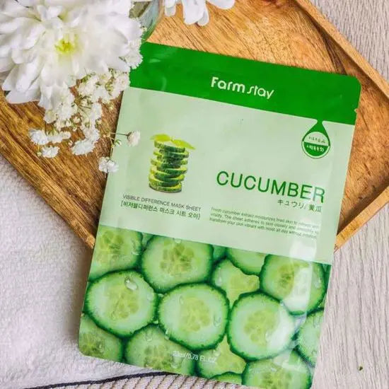 Farmstay Visible Difference Mask Sheet Cucumber Farmstay