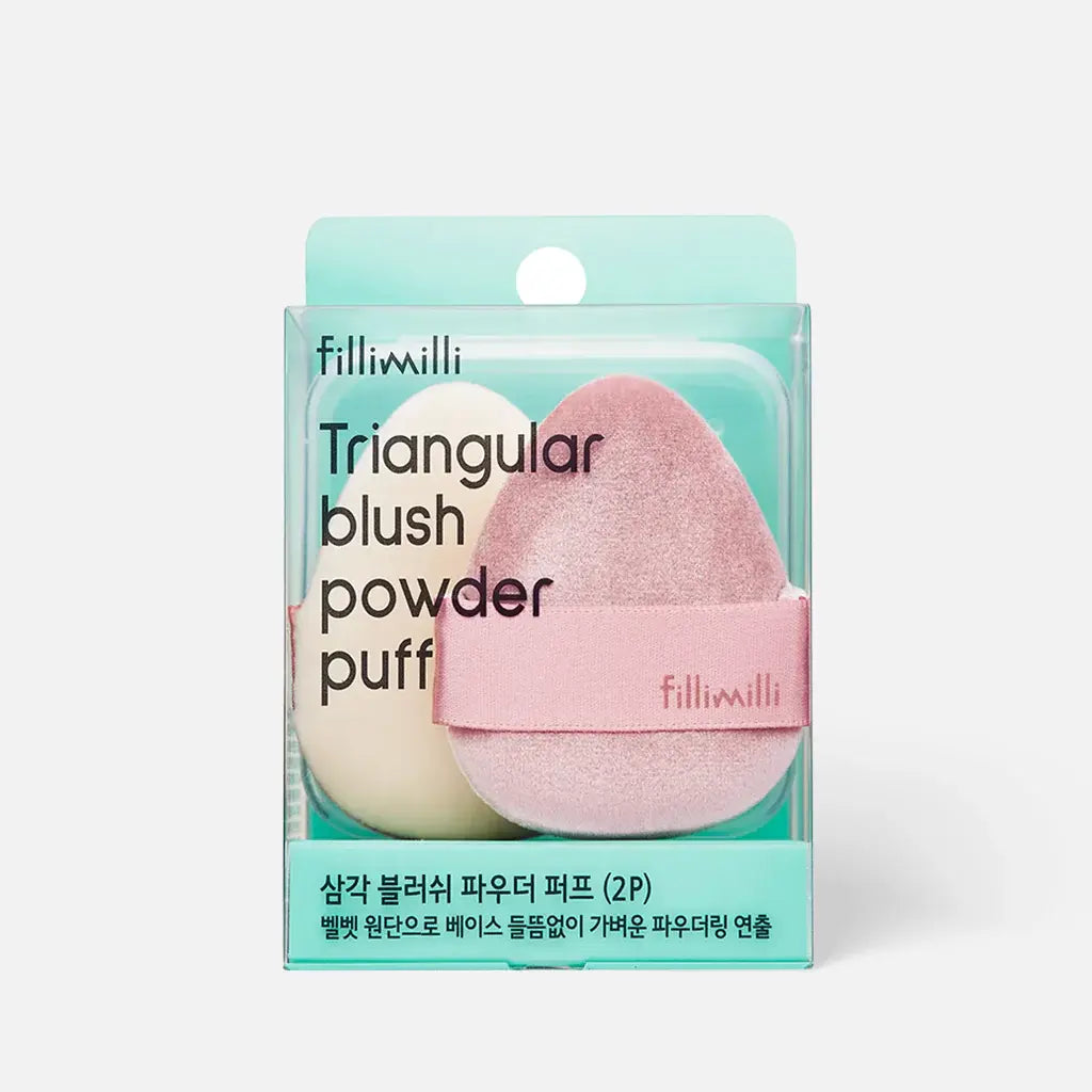 Fillimilli Triangular Blush Power Puff Set Fillimilli