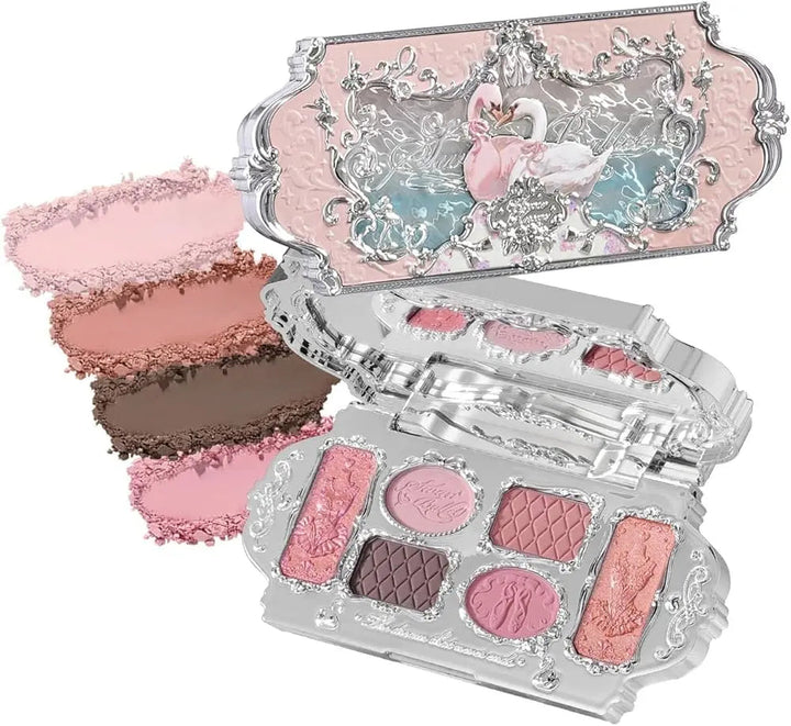 Flower Knows Swan Ballet Six-Color Eyeshadow Palette