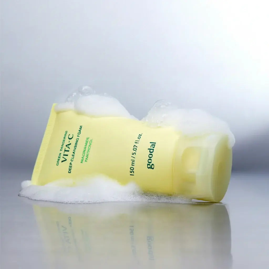 GOODAL Green Tangerine Vita C Deep Cleansing Foam Niacinamide Panthenol GOODAL
