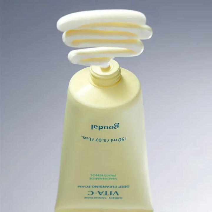 GOODAL Green Tangerine Vita C Deep Cleansing Foam Niacinamide Panthenol GOODAL
