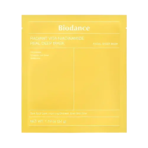 Biodance Radiant Vita Niacinamide Real Deep Mask BIODANCE