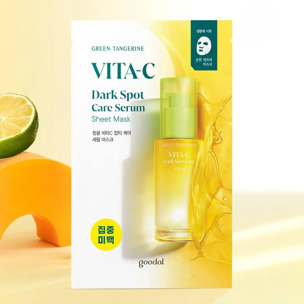 Goodal Green Tangerine Vita C Dark Spot Care Serum Mask - Seouléa
