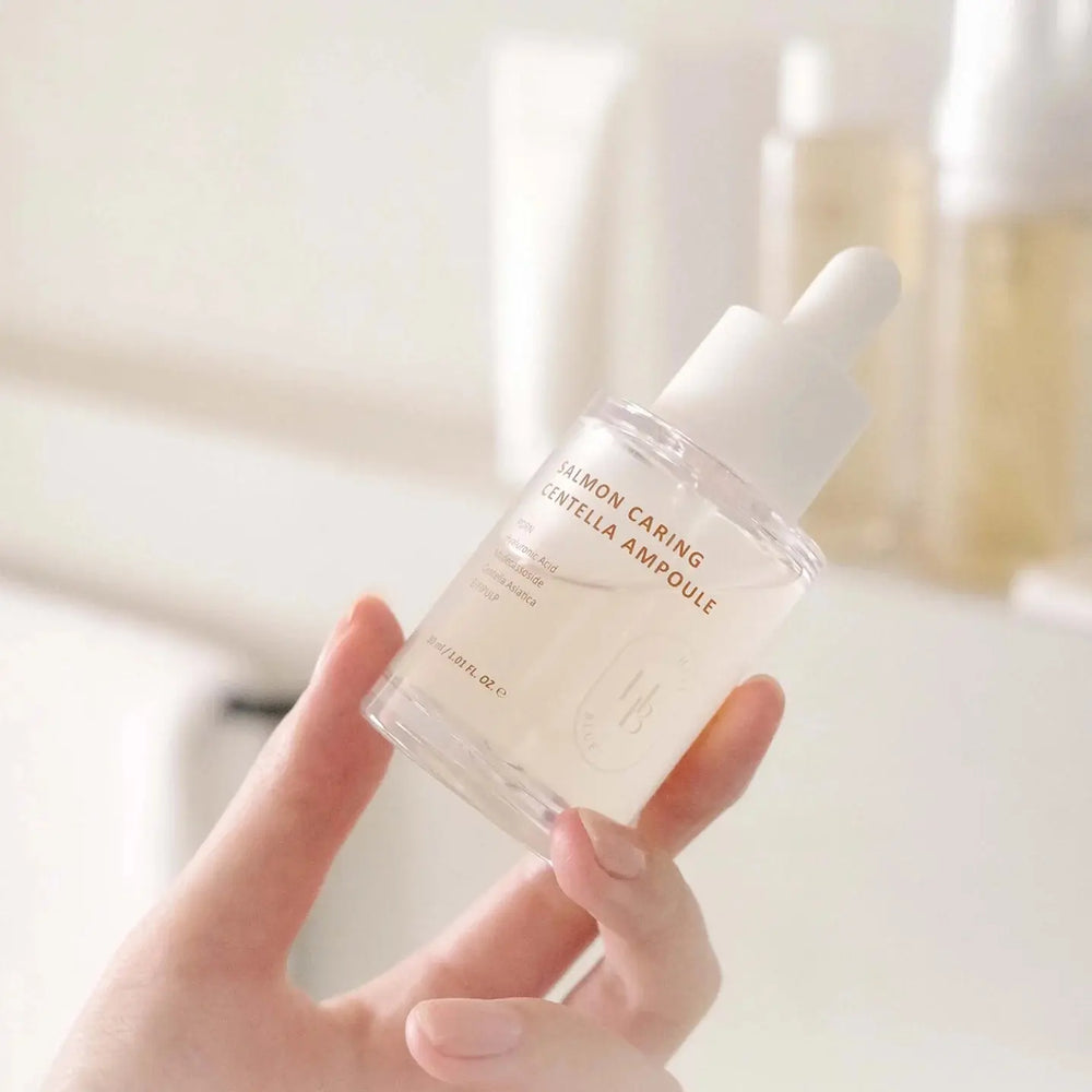 HEVEBLUE Salmon Caring Centella Ampoule 30ml HEVEBLUE