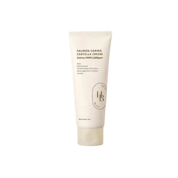 HEVEBLUE Salmon Caring Centella Cream (100ml) HEVEBLUE