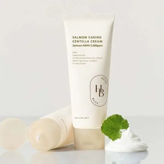 HEVEBLUE Salmon Caring Centella Cream (100ml) HEVEBLUE