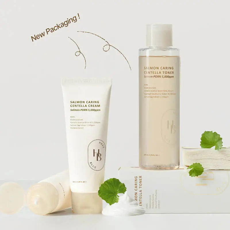 HEVEBLUE Salmon Caring Centella Cream (100ml) HEVEBLUE