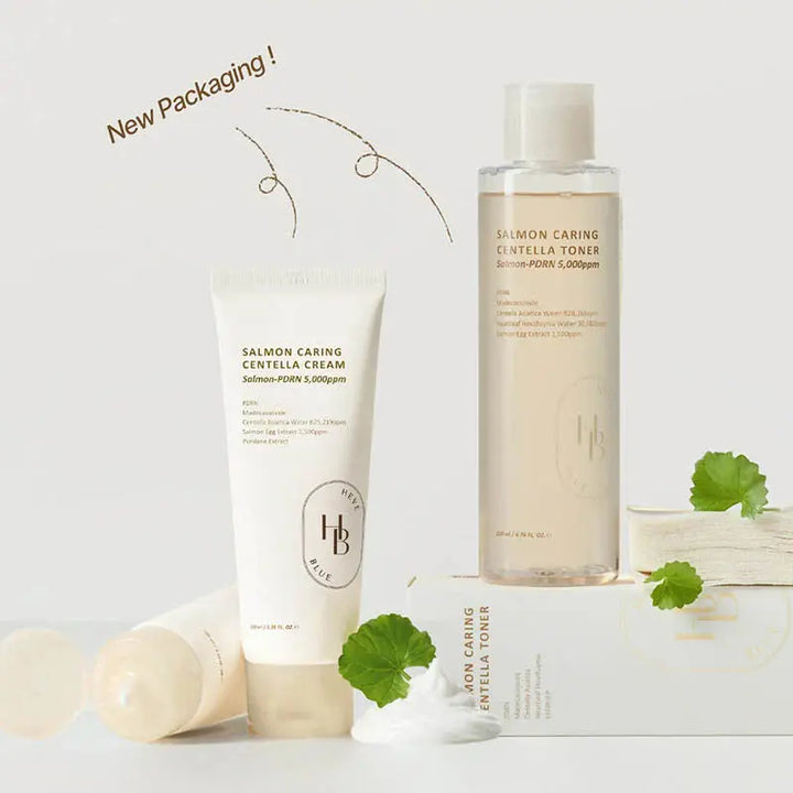 HEVEBLUE Salmon Caring Centella Cream (100ml) HEVEBLUE