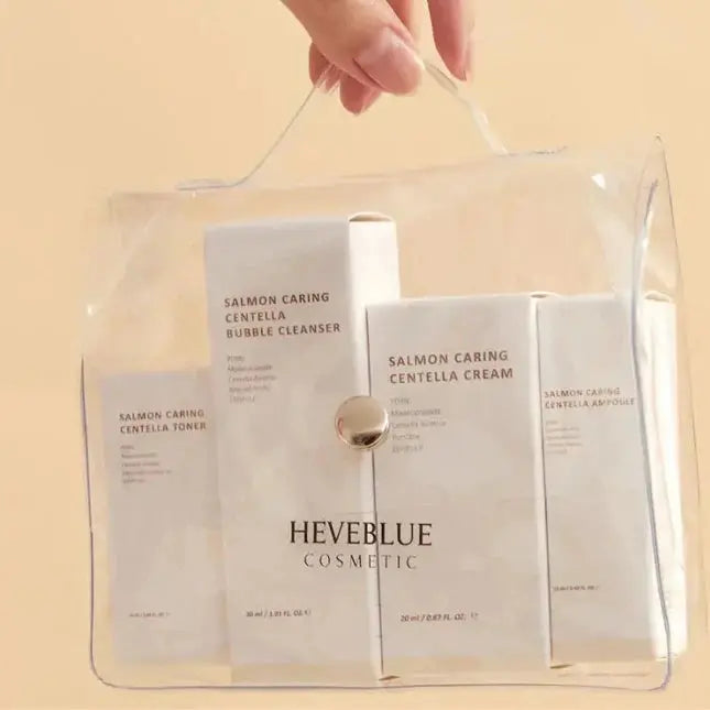 HEVEBLUE Salmon Caring Centella Special Travel Kit HEVEBLUE