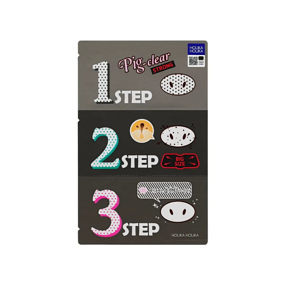 HOLIKA HOLIKA Pig Clear Black Head 3-Step Kit Strong Holika Holika