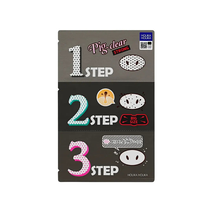 HOLIKA HOLIKA Pig Clear Black Head 3-Step Kit Strong Holika Holika