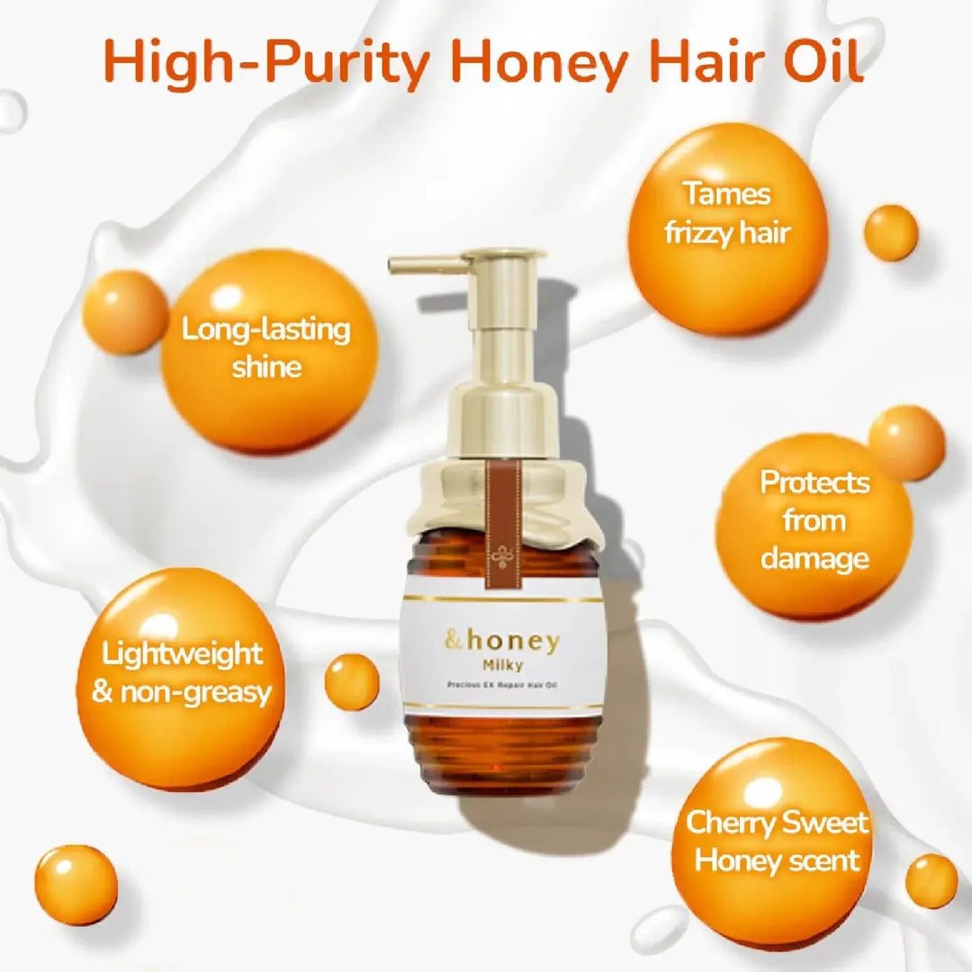 &HONEY Milky Precious EX Repair Hair Oil 3.0 105ml &Honey