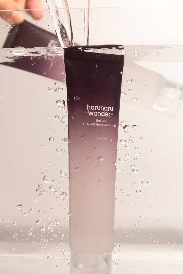 Haruharu Black Rice Triple AHA Gentle Cleansing Gel - Seouléa