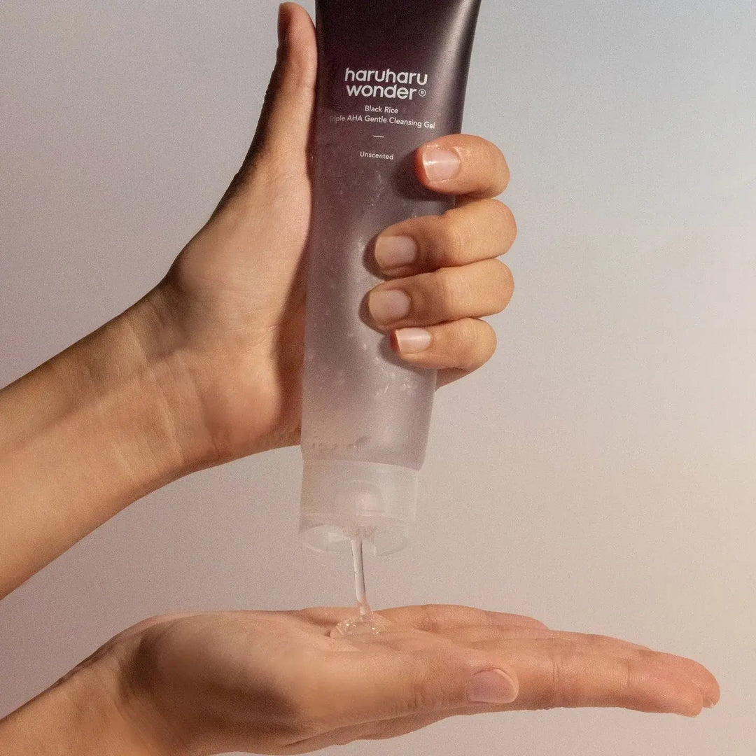 Haruharu Black Rice Triple AHA Gentle Cleansing Gel - Seouléa