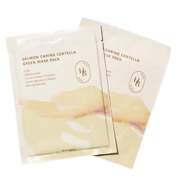 HEVEBLUE Salmon Caring Centella Green Mask Pack - Seouléa