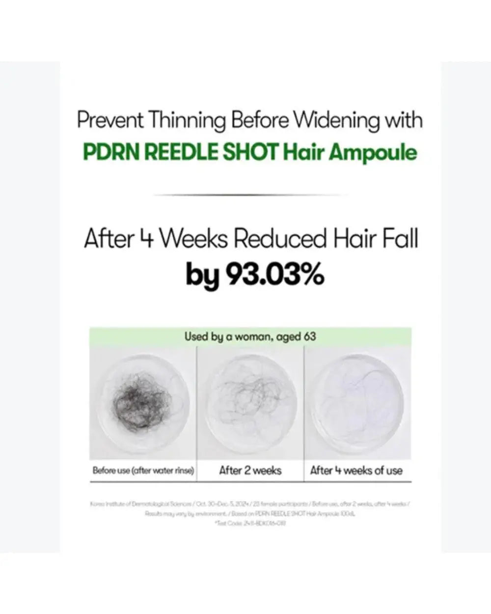 VT PDRN Reedle Shot Hair Ampoule 15ml VT Cosmetics