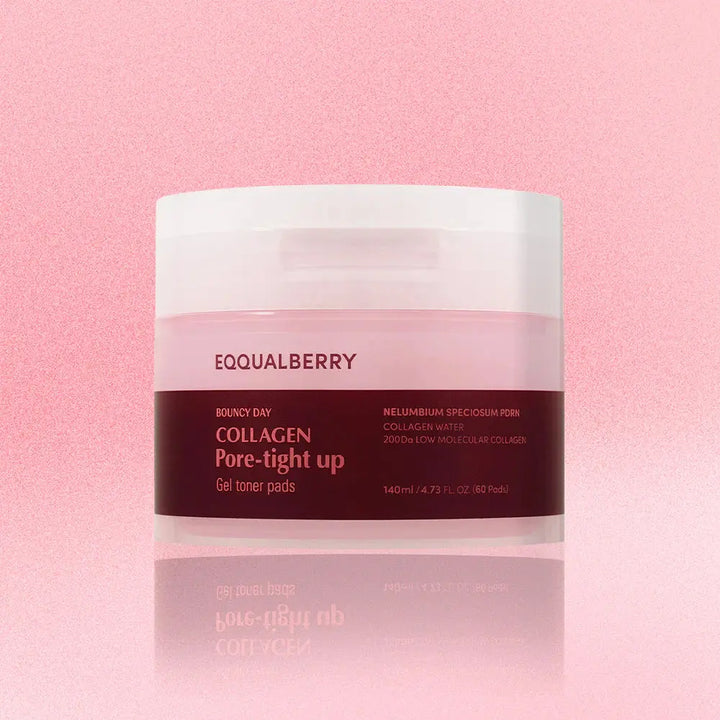 EQQUALBERRY Collagen Pore Tight Up Gel Toner Pads EQQUALBERRY