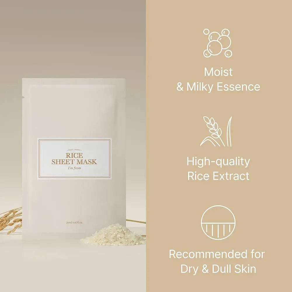 I'M FROM Rice Sheet Mask – Single Sheet I'm From