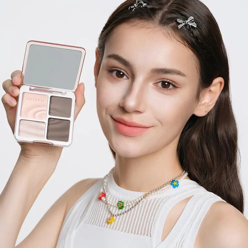 Judydoll 2 in 1 Highlighter Contour Palette