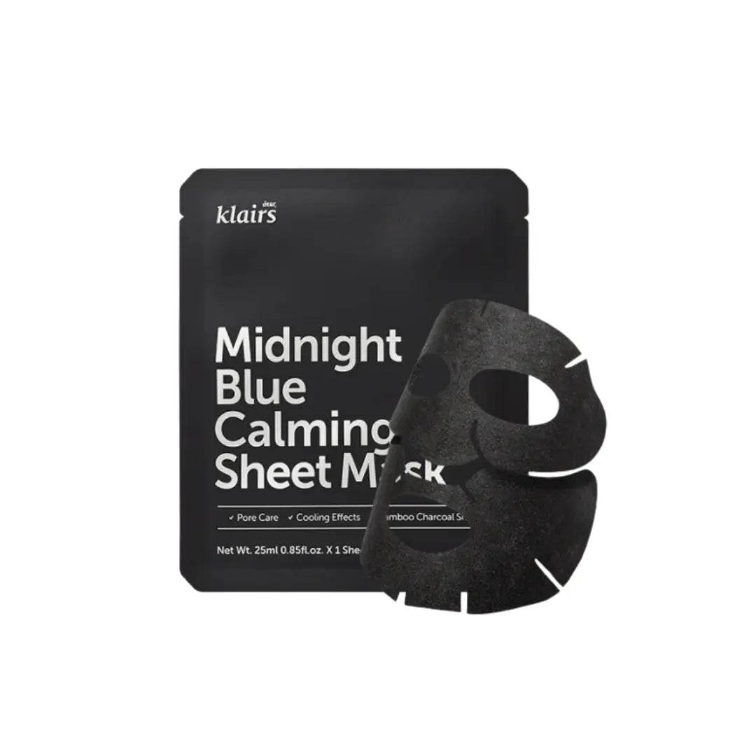 KLAIRS Midnight Blue Calming Sheet Mask – 25ml KLAIRS