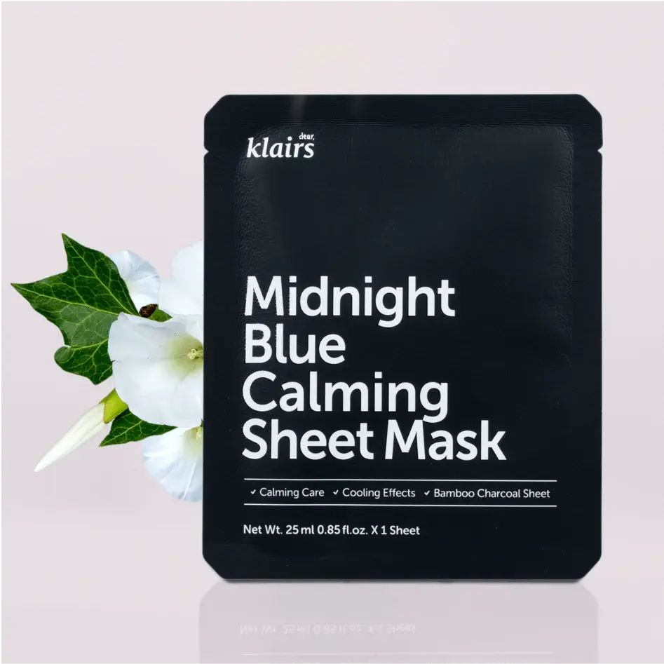 KLAIRS Midnight Blue Calming Sheet Mask – 25ml KLAIRS