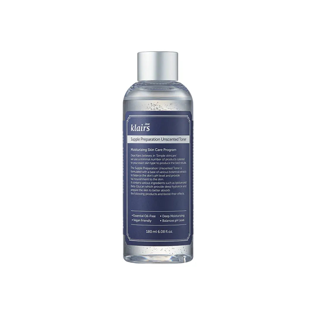 KLAIRS Supple Preparation Unscented Facial Toner (180ml) KLAIRS