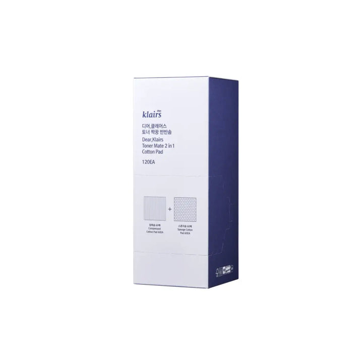 KLAIRS Toner Mate 2 in 1 Cotton Pad KLAIRS