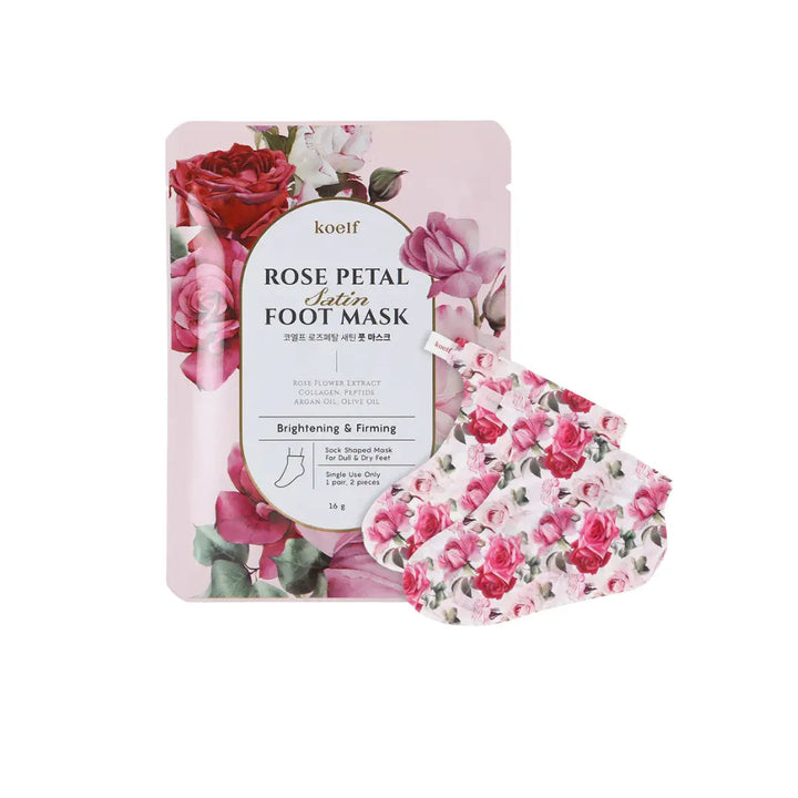 KOELF Rose Petal Satin Foot Mask - Seouléa