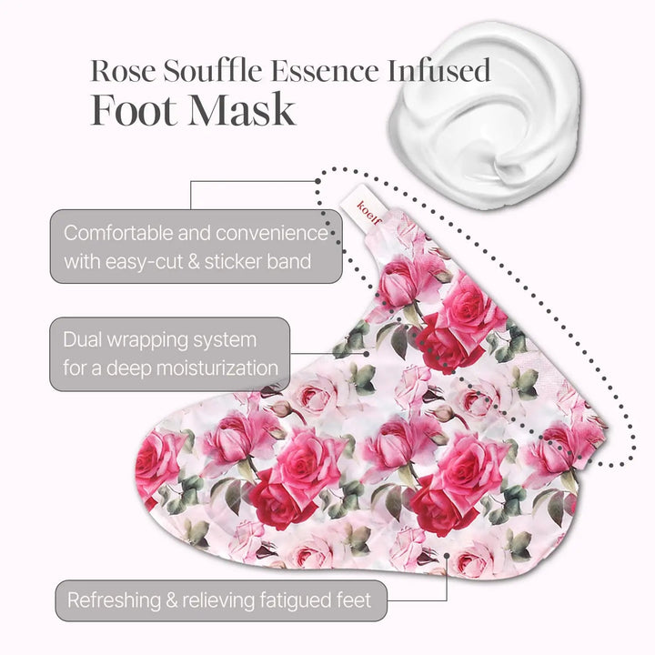 KOELF Rose Petal Satin Foot Mask - Seouléa