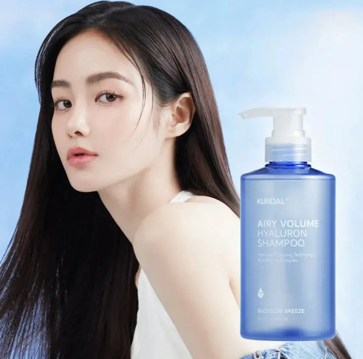 KUNDAL Airy Volume Hyaluron Shampoo BLOSSOM BREEZE (500ml) KUNDAL