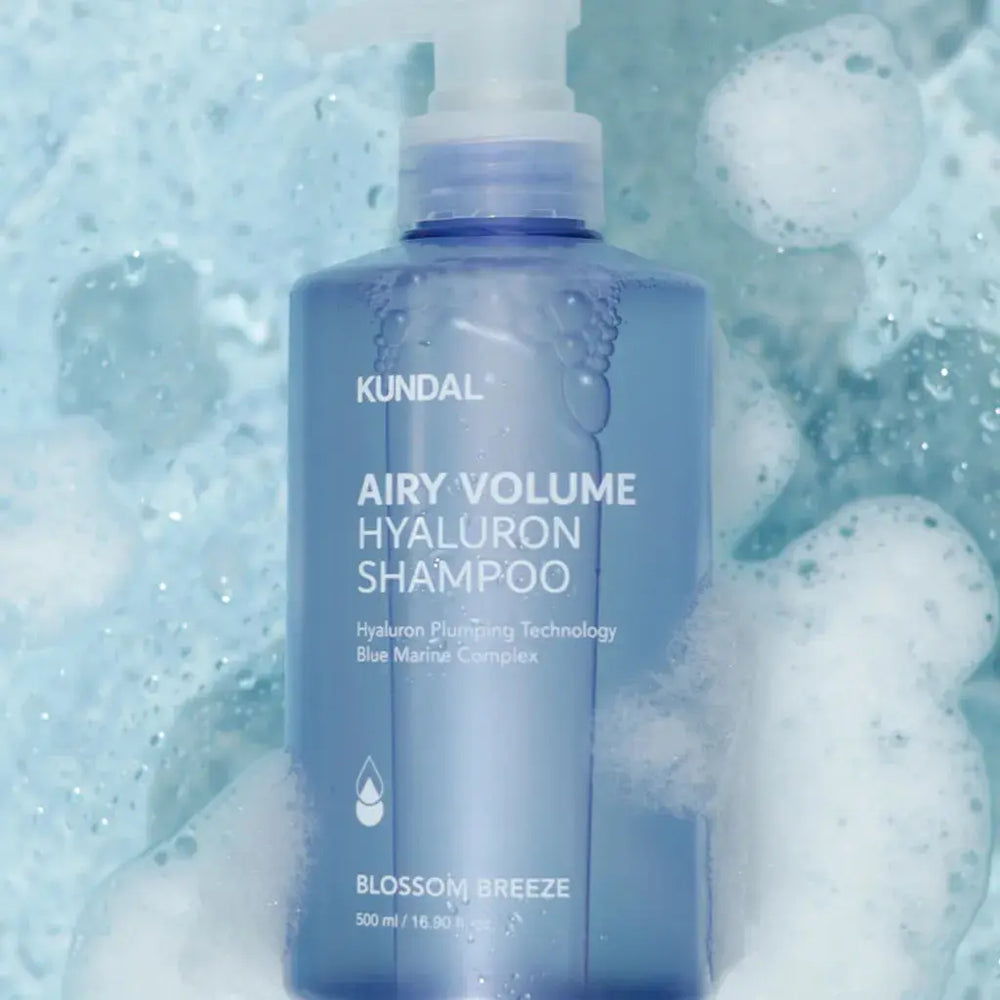 KUNDAL Airy Volume Hyaluron Shampoo BLOSSOM BREEZE (500ml) KUNDAL