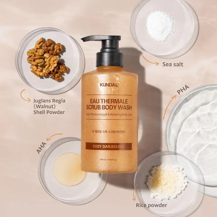 KUNDAL Eau Thermale Scrub Body Wash KUNDAL